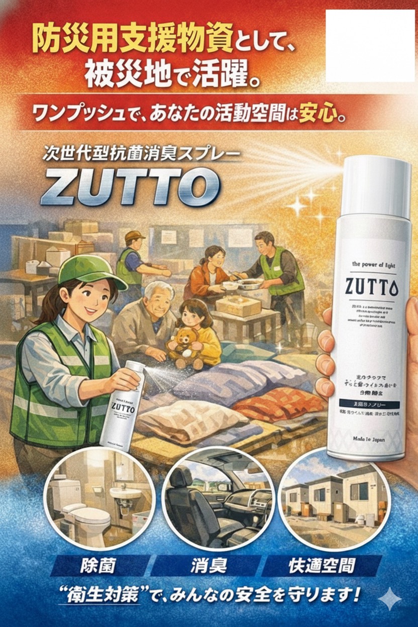 光触媒スプレー「ZUTTO」